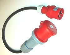 CEE Adapter CEE 32A Stecker auf CEE 63A Kupplung Starkstrom Kabel ABL-Sursum