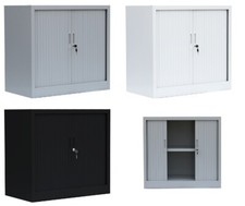 Querrollladenschrank Sideboard 80cm breit Aktenschrank Rolladenschrank in3Farben