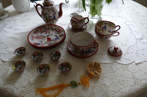 Echtes chinesisches teeservice - chinesisches,