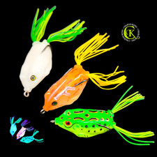 3x TopWater Frosch Frog Imitate Insekt Wobbler Kunstköder Raubfisch Barsch Pike