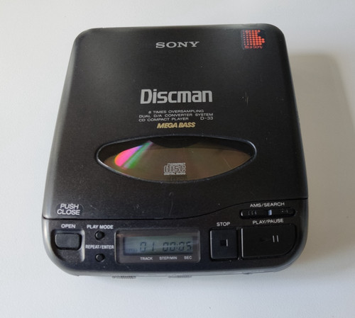 Sony discman mega bass - sony,