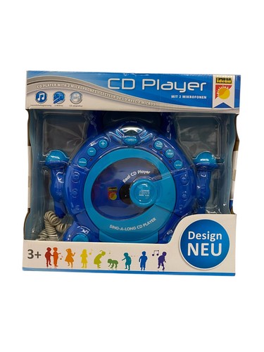 Kinder player blau - cd-player, mit