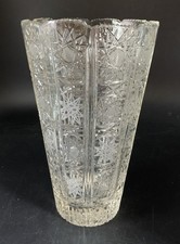 Alte Kristall Vase; Bohemia