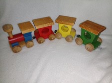 Vintage Holz Eisenbahn mit