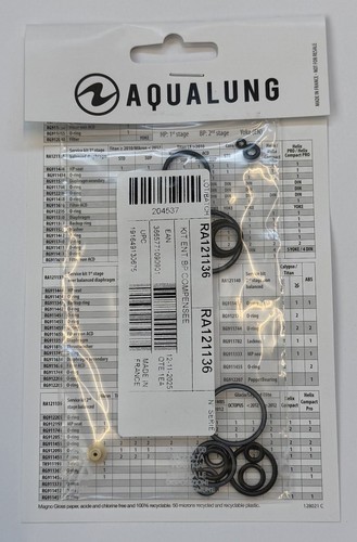Aqualung stufe service kit - 2.,