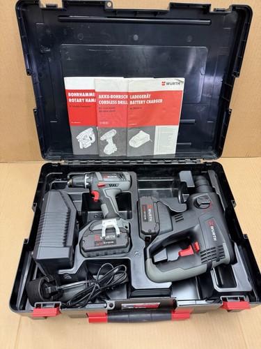 Würth 18v bohrer - set, combo