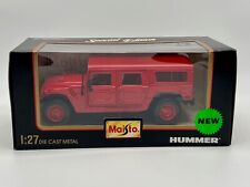 DieCast Hummer H1 Wagon 1:27 Maisto Modellauto  Rot US Geländewagen SUV Hard Top