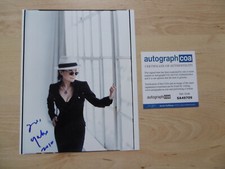 Yoko Ono "John Lennon" Original Autogramm signed 20x25 cm Bild ACOA