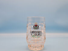 Weissenburg Brauerei Bierkrug 0,4l altes Bierglas Bier Glas Becher