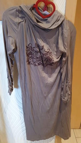 Loungewear kleid mit - mit, leichtem