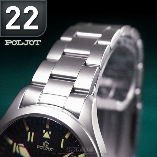 Poljot edelstahl uhrarmband - poljot,