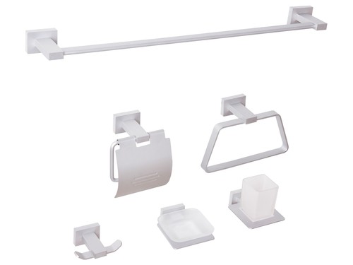 Badezimmer halter set teilig - badezimmer-halter-set, 6-teilig