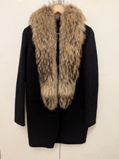 Luxus Mantel 100% Kaschmir & Echtpelz Original SAM RÔNE PARIS NP 3900 €