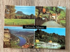 Ansichtskarte, AK, Sächsische Schweiz, DDR, gelaufen