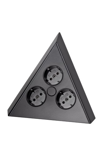 Thebo ecksteckdose fach st - 3-fach,