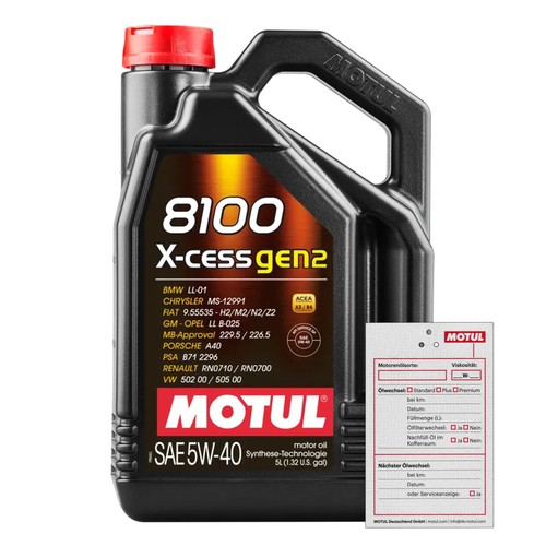 Liter motul 8100 cess gen2 - 5,