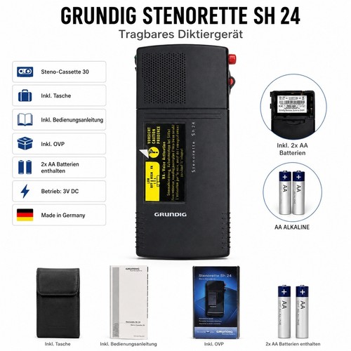 Grundig stenorette sh - ⭕️,