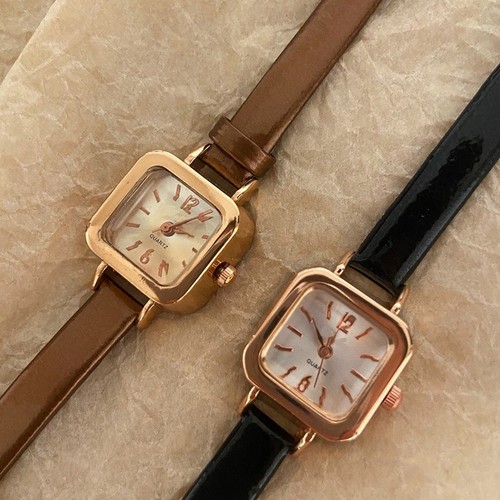 Quarzwerk damen eckig uhr - quarzwerk,
