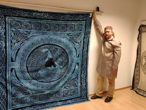 2xl wandbehang blau - 2xl,