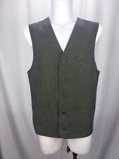 Casa Moda Herren Weste ärmellose Melange-Textur Gr. M Grün