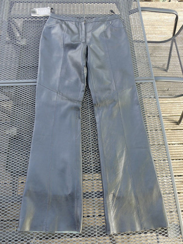 Dino damen leder hose lang - leder,
