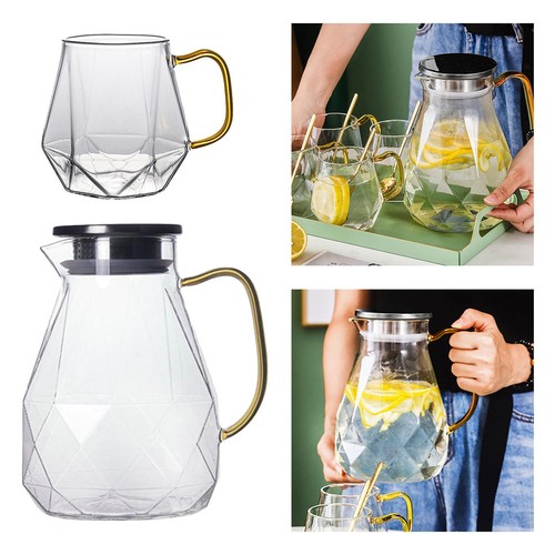 Diamant glas wasserkrug mit - diamant,