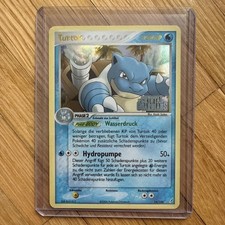 Pokemon Turtok Holo 14/100 Crystal Guardians Stempel Deutsch Gold 2006