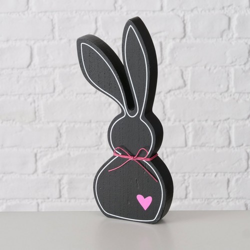 Osterdeko dekofigur hase happy - osterdeko,
