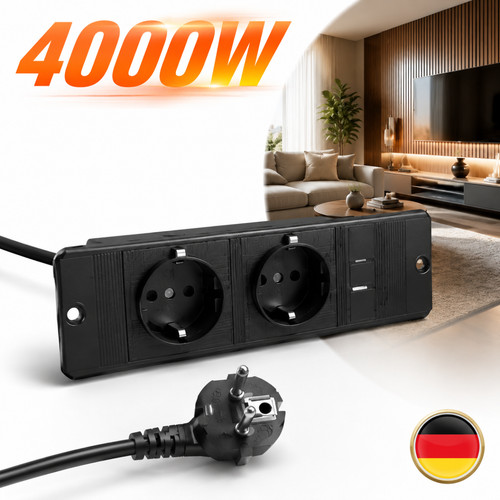 1 einbausteckdose - 4-in-1,