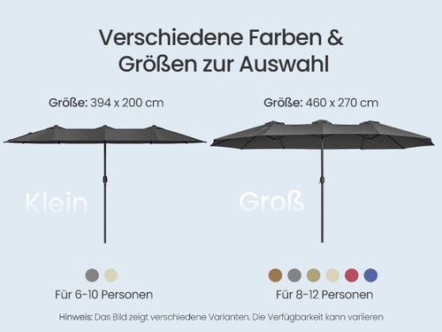Sonnenschirm oval - sonnenschirm,