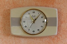 Alte Keramik Küchenuhr Mauthe