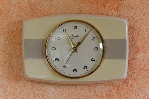 Alte keramik küchenuhr mauthe - alte,