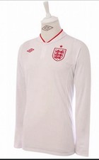 England Trikot Nationalmannschaft EM 2012 Langarm, Größe UK 48