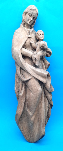 Madonna aus holz - madonna,
