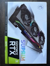 MSI GeForce RTX 3070 SUPRIM X 8GB GDDR6 Grafikkarte Raytracing TOP ZUSTAND