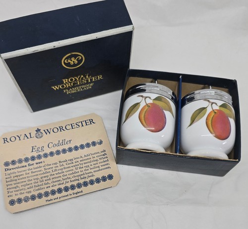 Royal worcester egg coddlers - worcester,