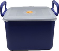 Tupperware XXL Schatzkiste Schatztruhe Naschkätzchen 7,5 L Dichter Deckel Blau