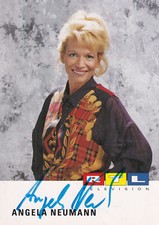 Autogramm angela neumann - angela,