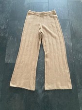 H&M Damen Woll Hose mit weiten