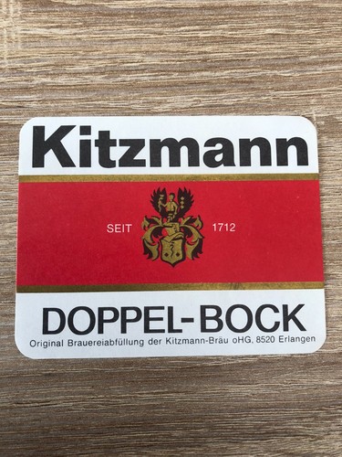 Bieretikett brauerei kitzmann - bieretikett,
