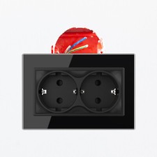 LIVOLO Wandsteckdose Kombi