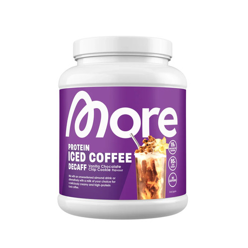 More protein iced coffe - coffe, decaff