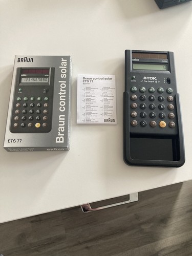 Braun ets solar calculator - braun, 77