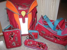 Scout Schulranzen Set Mädchen, 5-teilig, Inkl. Ranzen, Mäppchen, Sporttasche