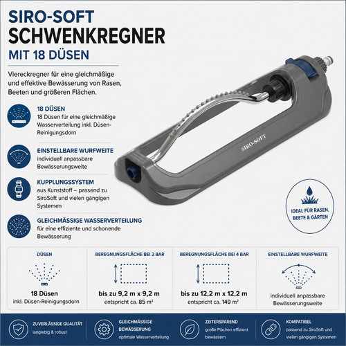 Siro soft schwenkregner mit - siro-soft,