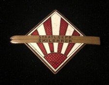 Abzeichen " Staatlich geprüfter Skilehrer " bis 1945 Reichsverband Hüsken 8766/b
