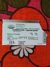 RAMMSTEIN 31.03.2001 Dortmund