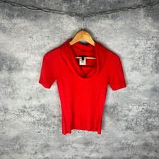 Escada Pullover rot Kurzarm