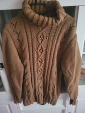 Jake's Rollkragen Pullover Camel Okker Braun Ca. Gr.44 Masse Beachten Top Neuw!