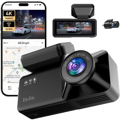 Dashcam auto vorne hinten - dashcam, 4k